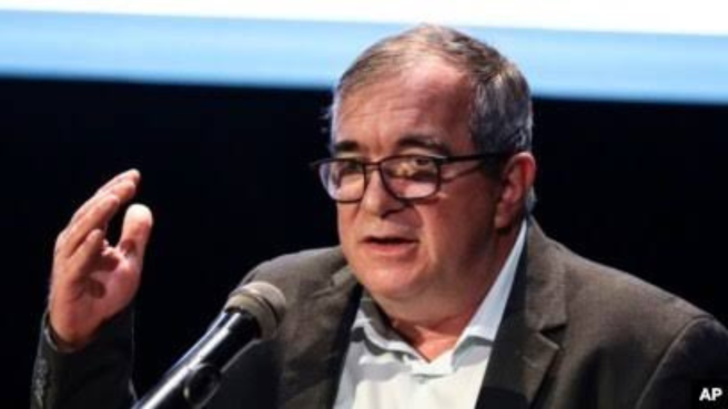 Rofrigo Londoño, alias 'Timochenko, jefe negociador de las Farc en el acuerdo de paz de La Habana