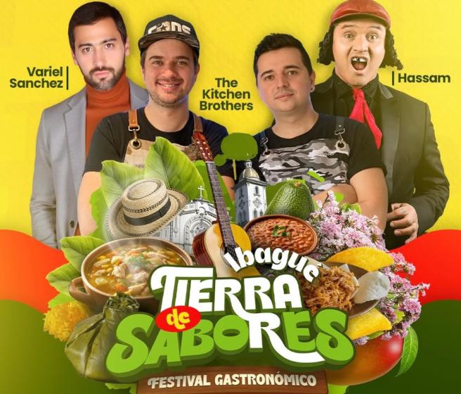 Ibagué Tierra de Sabores enciende los fogones este sábado con Hassan, cocina en vivo y pantalla gigante para el Mundial