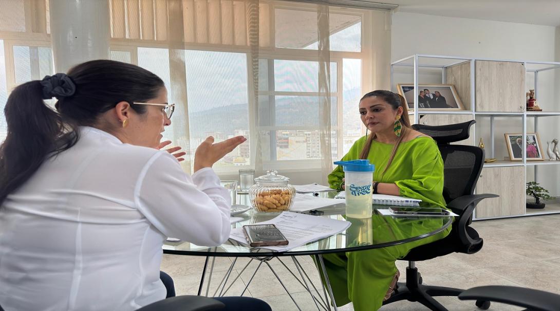 Martha Alfonso encuentro con Adriana Magali Matiz