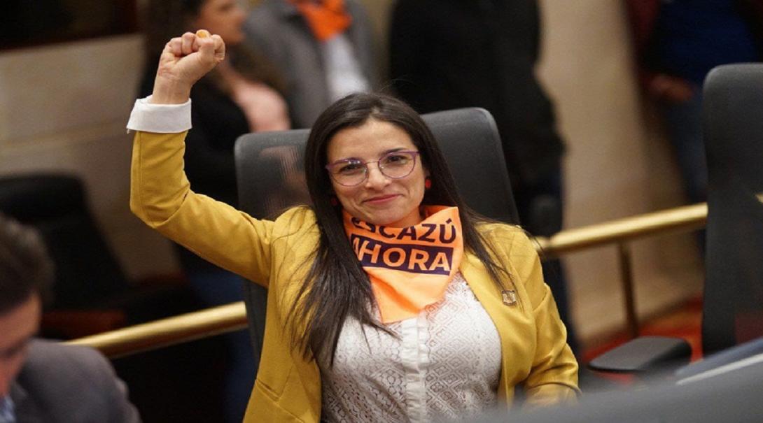 Martha Alfonso en curul