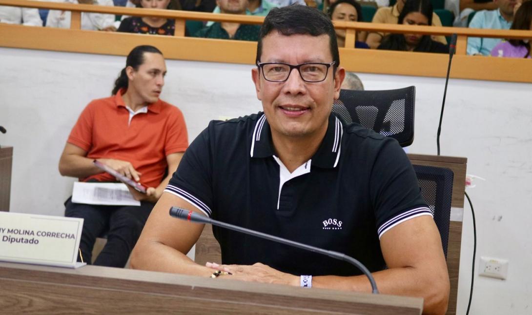 Giovanny Molina diputado 2024 mayo 29