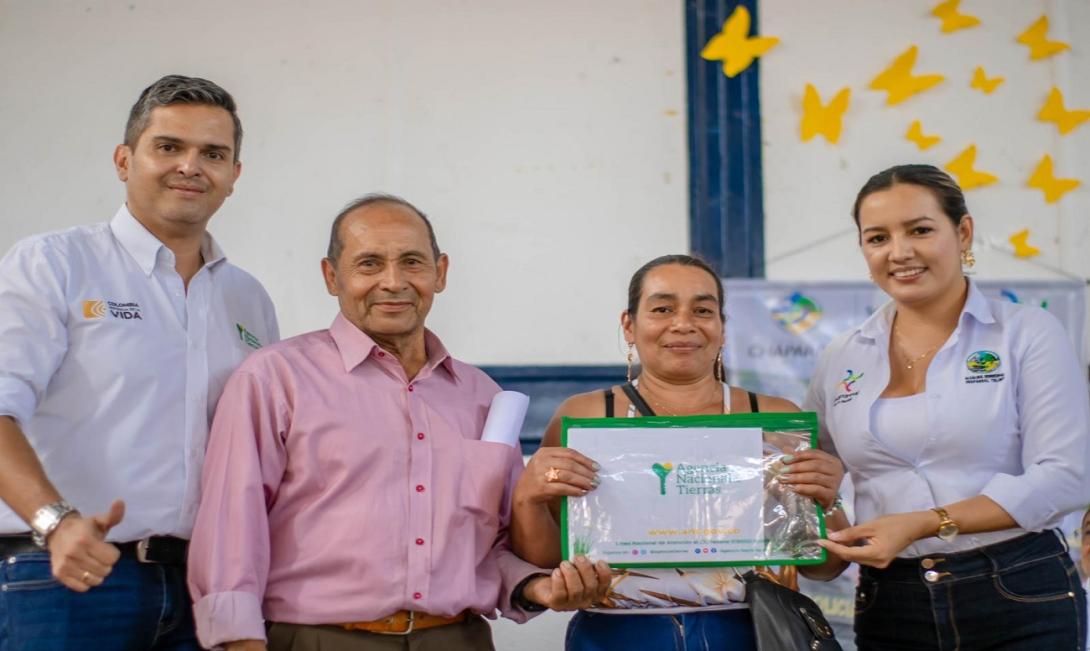 Agencia Nacional de Tierras entrega Chaparral 2024 junio 14