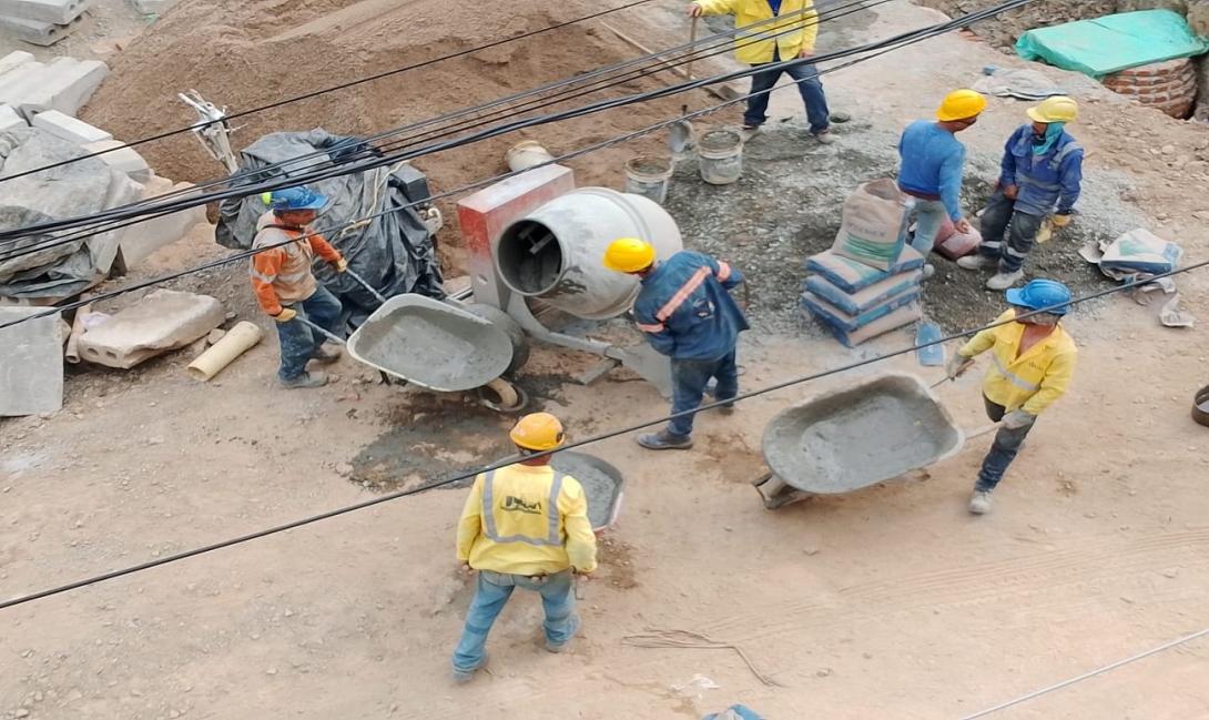 Pavimentación Cerros de Granate 2024 junio 7