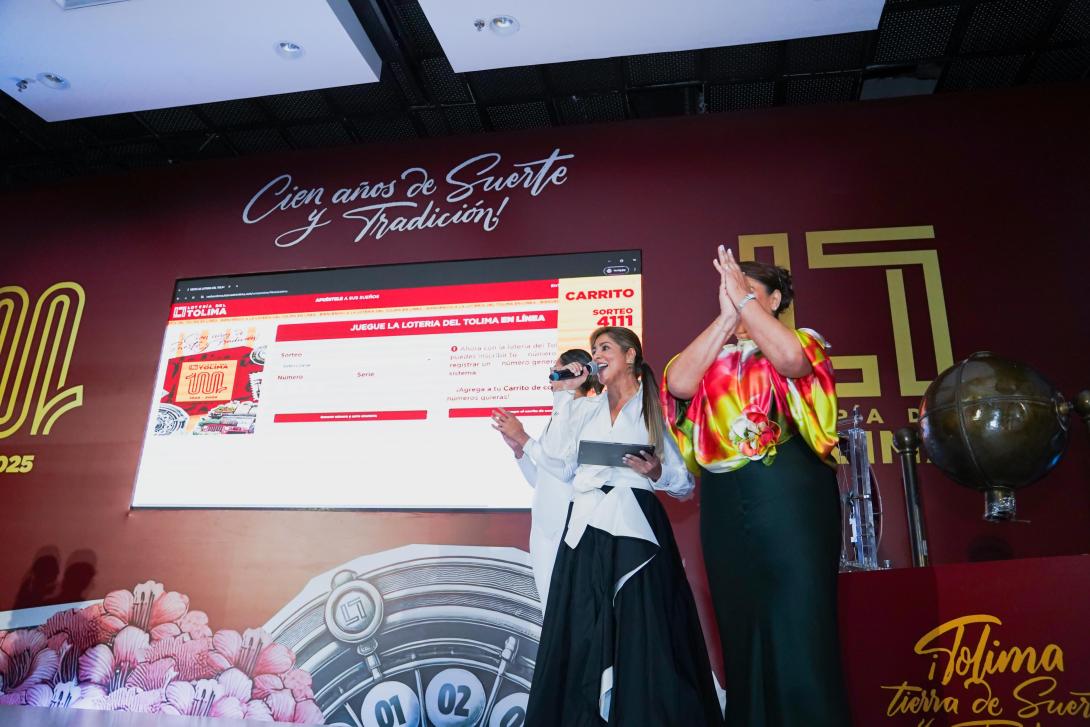 Exaltaciones en la celebración de los 100 años de la Lotería del Tolima