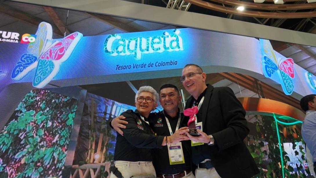 Caquetá tuvo el stand ganador en la Vitrina Turística de Anato.