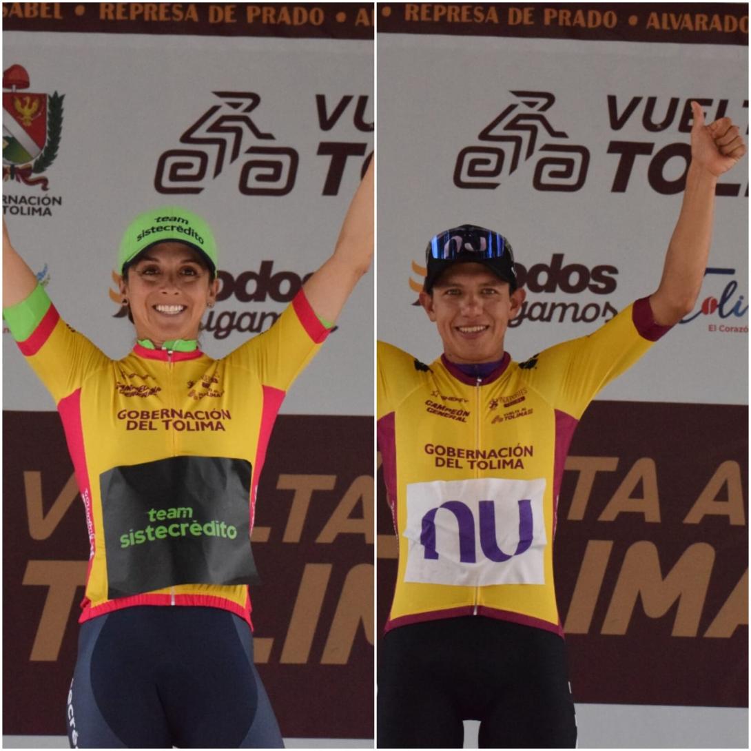 Diana Carolina Peñuela y Javier Jamaica son los ganadores de la Vuelta al Tolima 2025