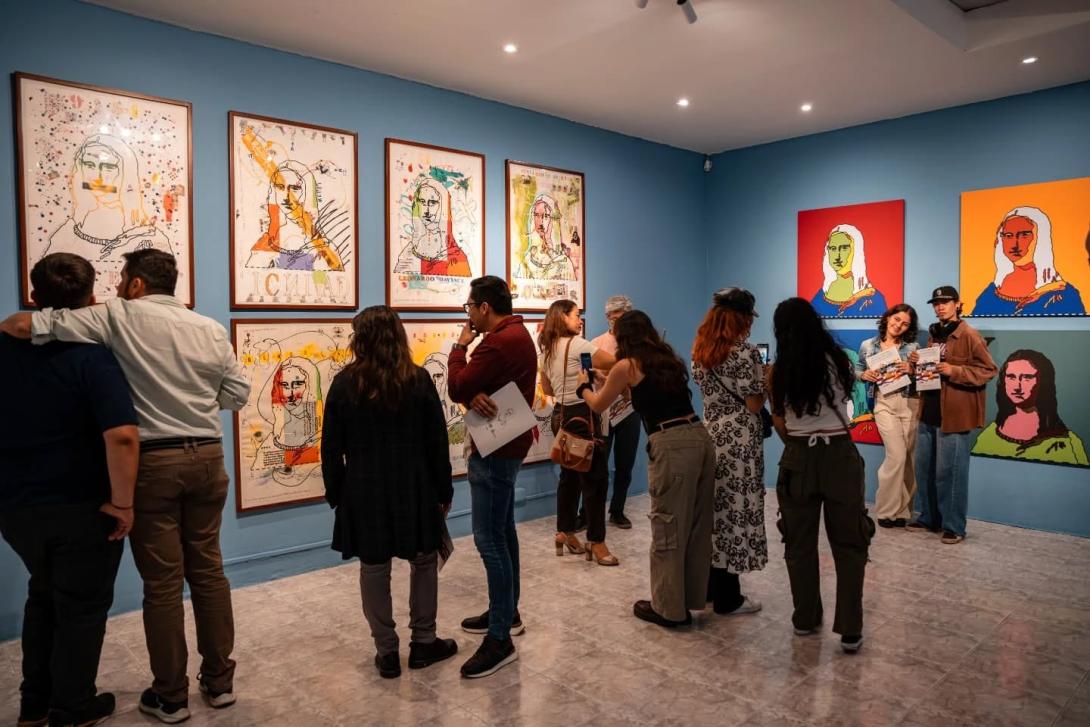 exposición en el Museo de Arte de Tolima, MOMENTUM LXXX, del artista Gustavo Sorzano