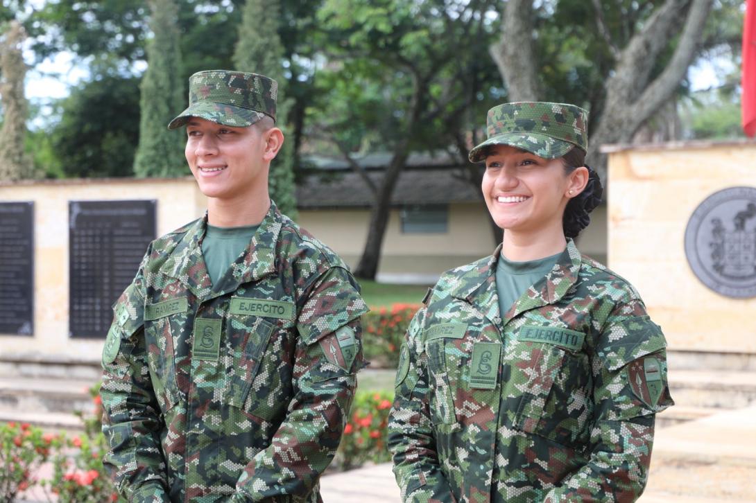 Soldados del Ejército Nacional