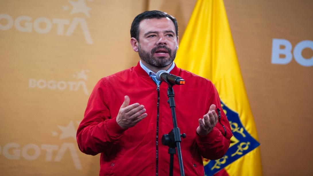 Carlos Fernando Galán, alcalde Mayor de Bogotá.