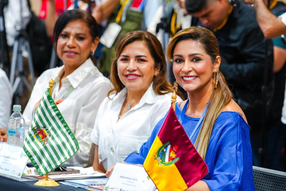 Gobernadora del Tolima en la cumbre de gobernadores en Casanare