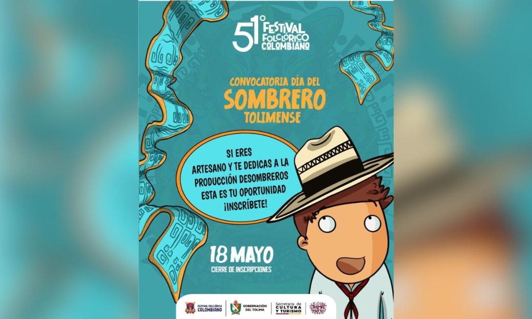 Convocatoria Día del Sombrero Tolimense
