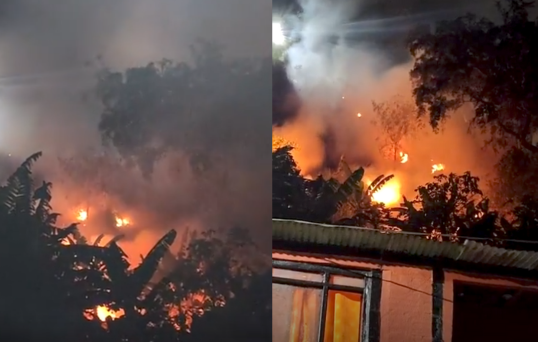 Incendio en el Combeima