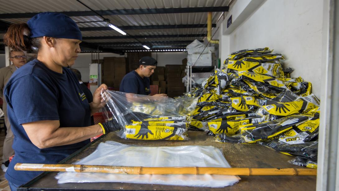 La industria del caucho busca negocios en Agroexpo 2025.