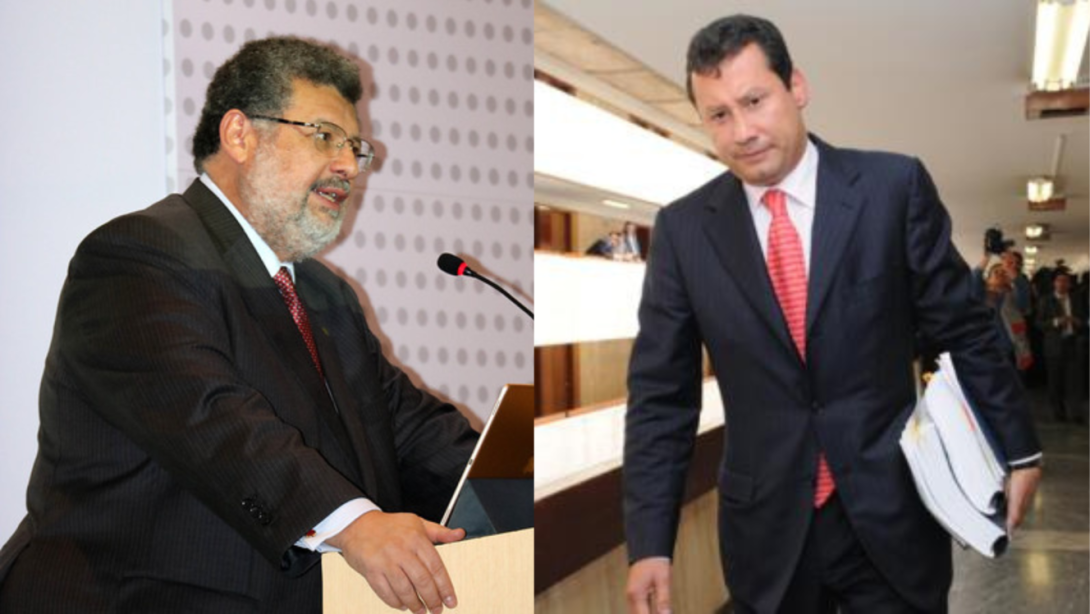 Jaime Granados y Jaime Lombana, abogados defensores del expresidente Álvaro Uribe