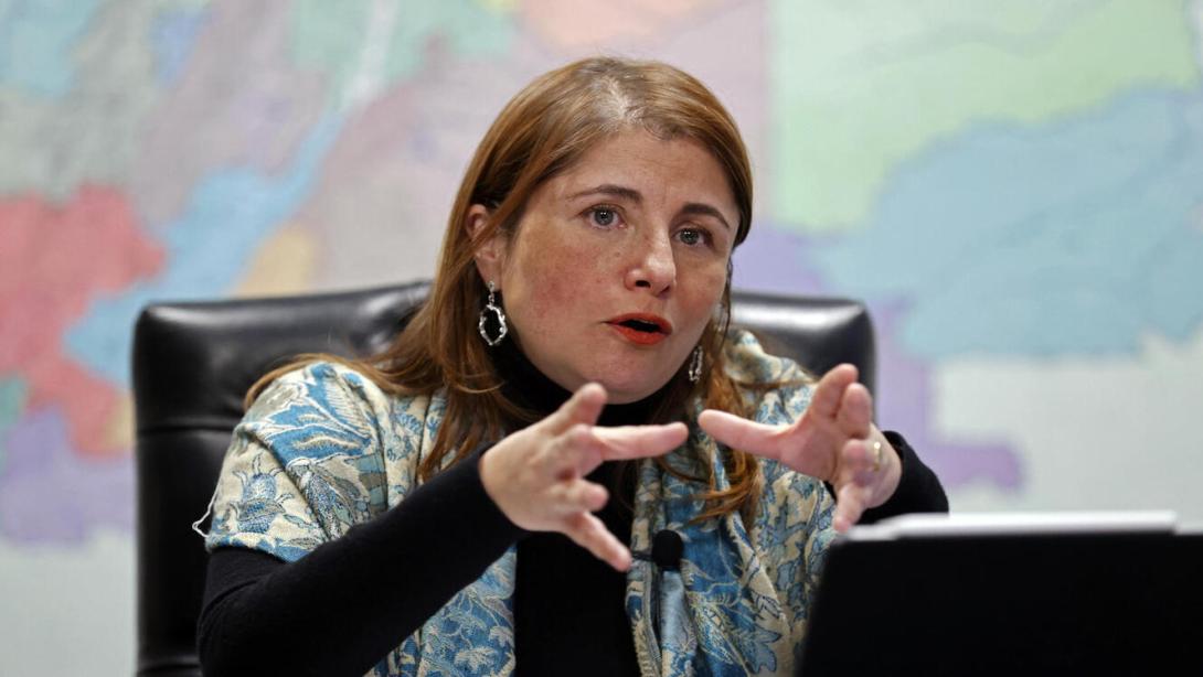 Iris Marín, defensora del Pueblo.