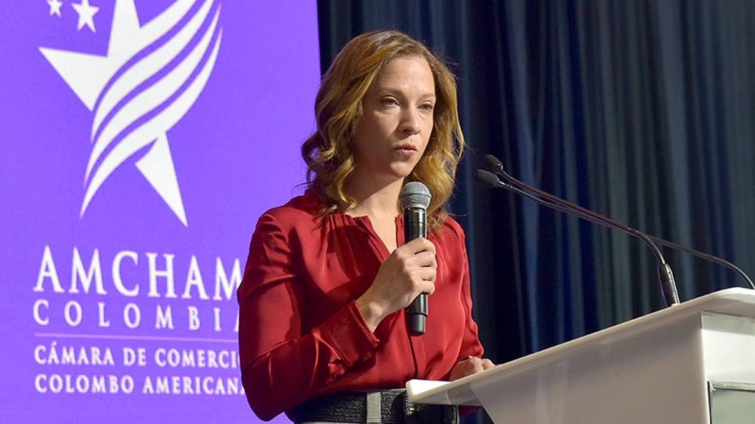 María Claudia Lacouture, presidenta Amcham Colombia.