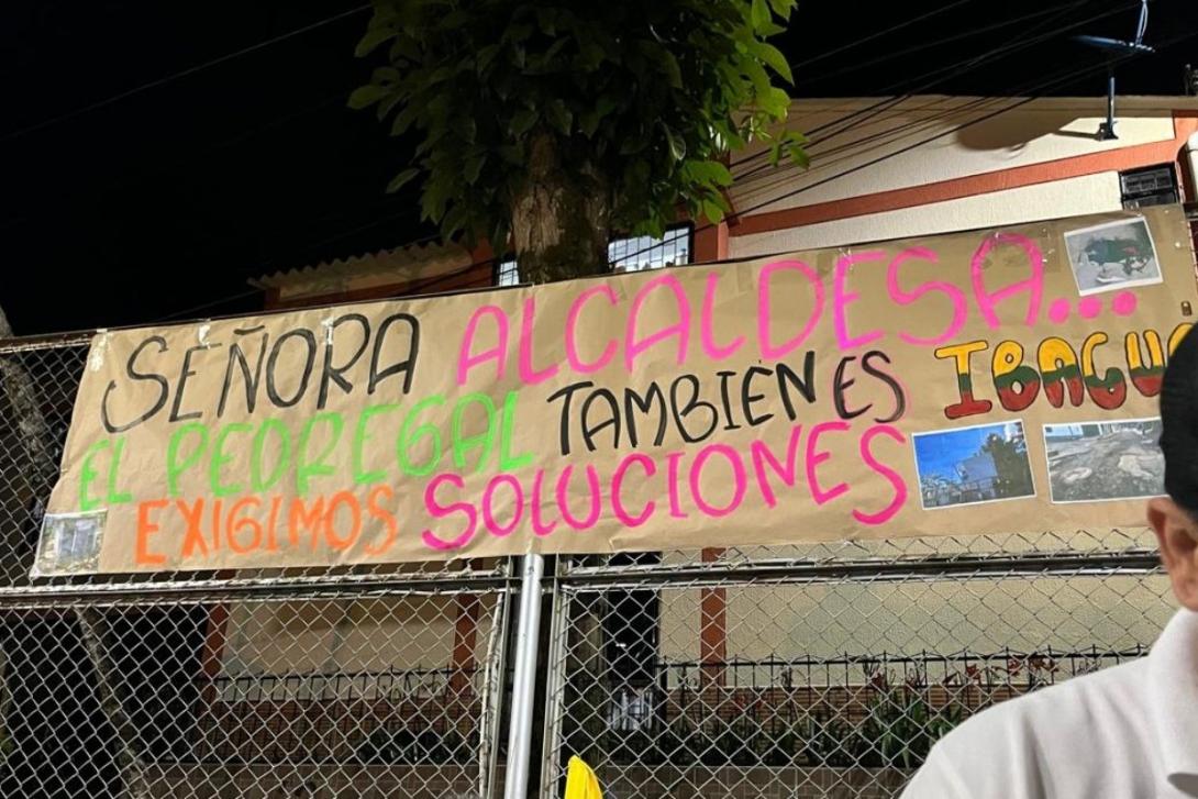 La comunidad señaló que tienen múltiples problema en el sector. 