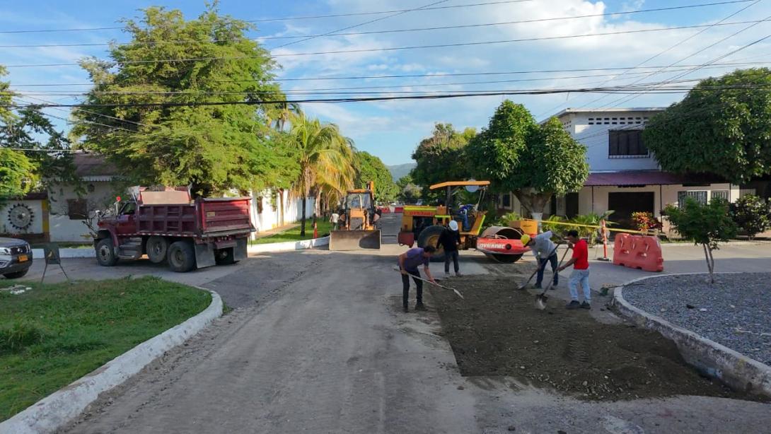 Mejoramiento de la malla vial en Mariquita