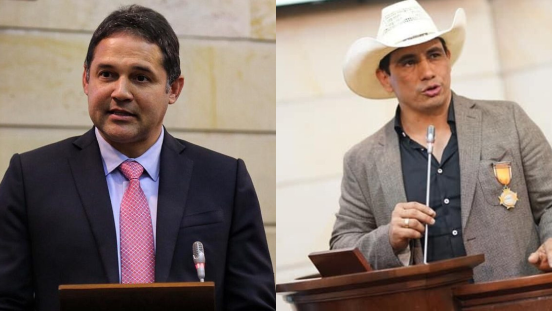 Honorio Henriquez y Alirio Barrera, senadores del Centro Democrático.