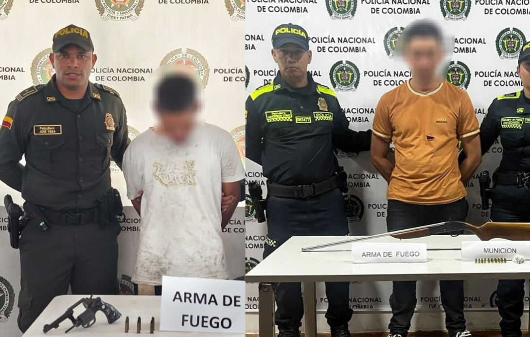 Incautaciones armas