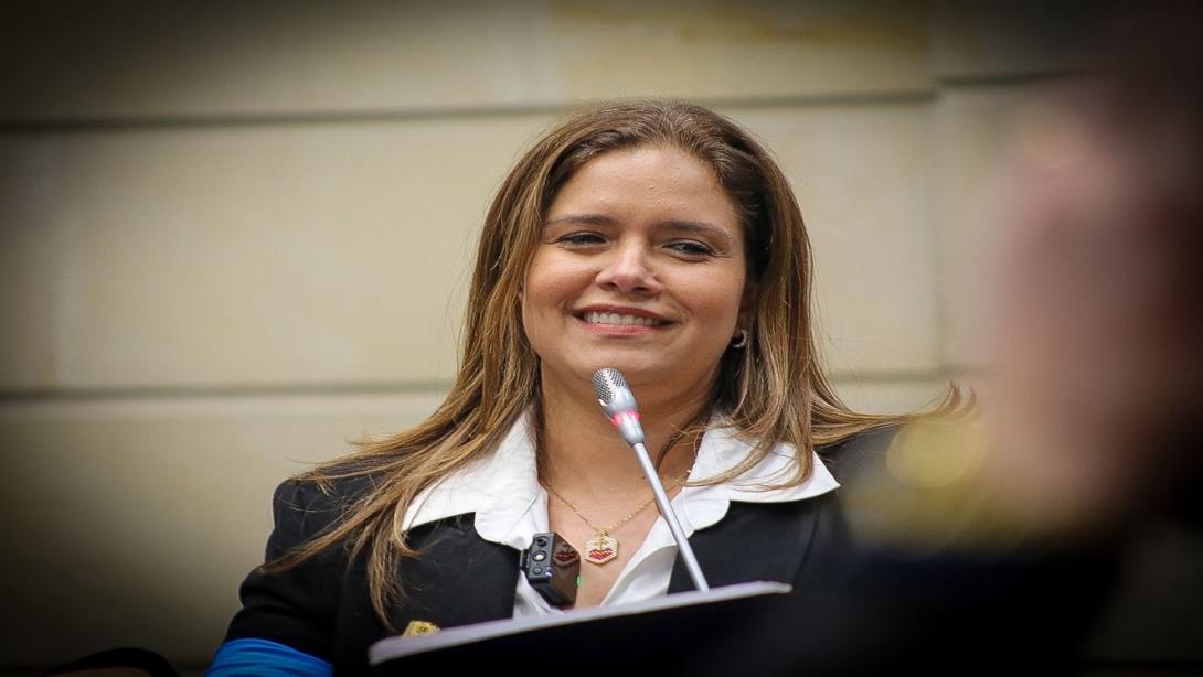 Karina Espinosa, senadora, presidenta de al Comsión Provida.