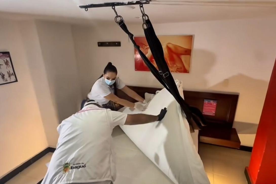 Operativos de salubridad en moteles de Ibagué. 