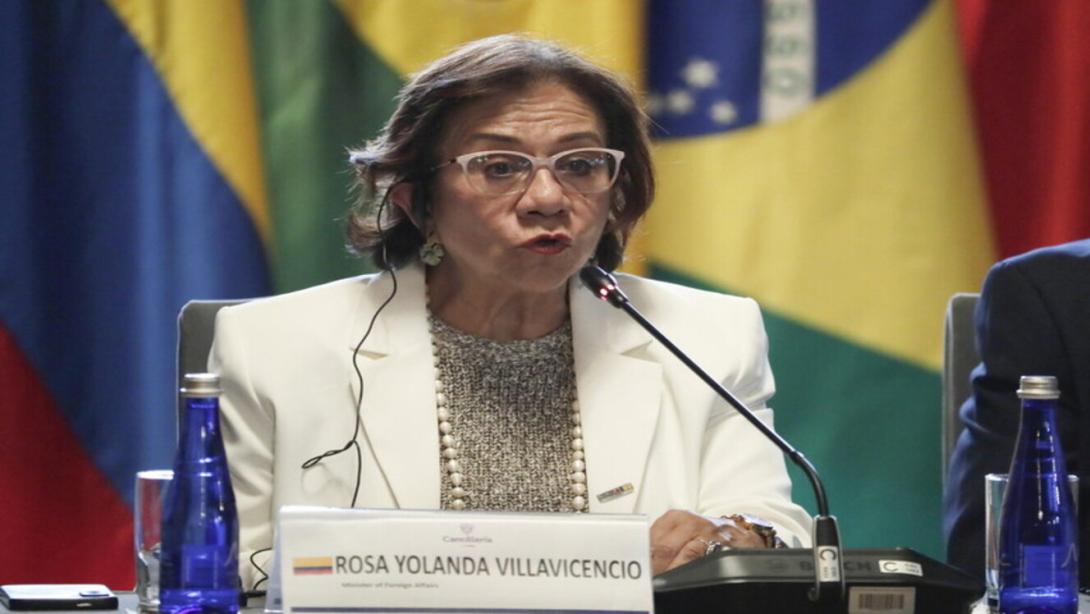 Rosa  Villavicencio, canciller cololmbiana.