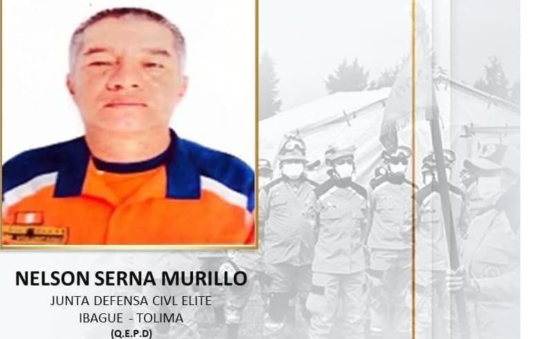 Voluntario fallecido