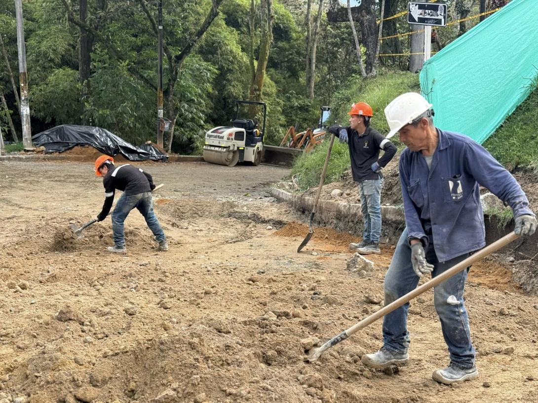Obras en el Parque Centenario en Ibagué.