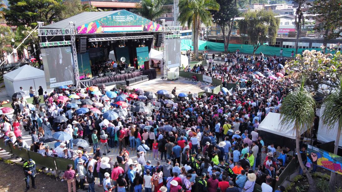 Evento cultural en Cajamarca. 