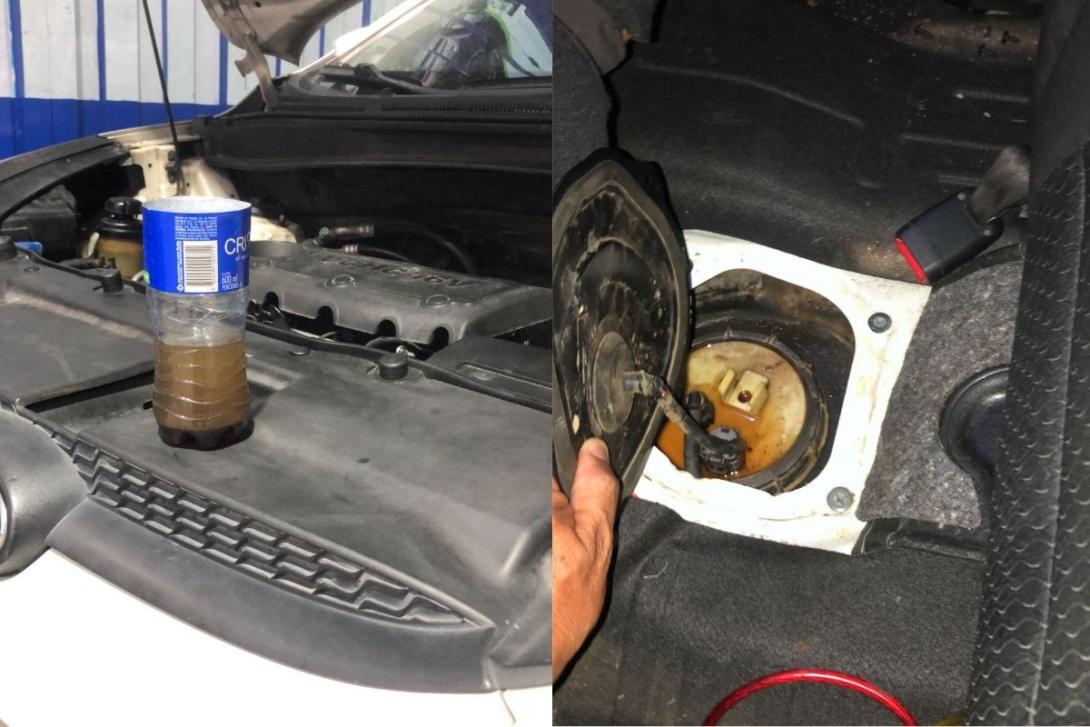 La mujer señaló que el carro fallo a pocas cuadras.