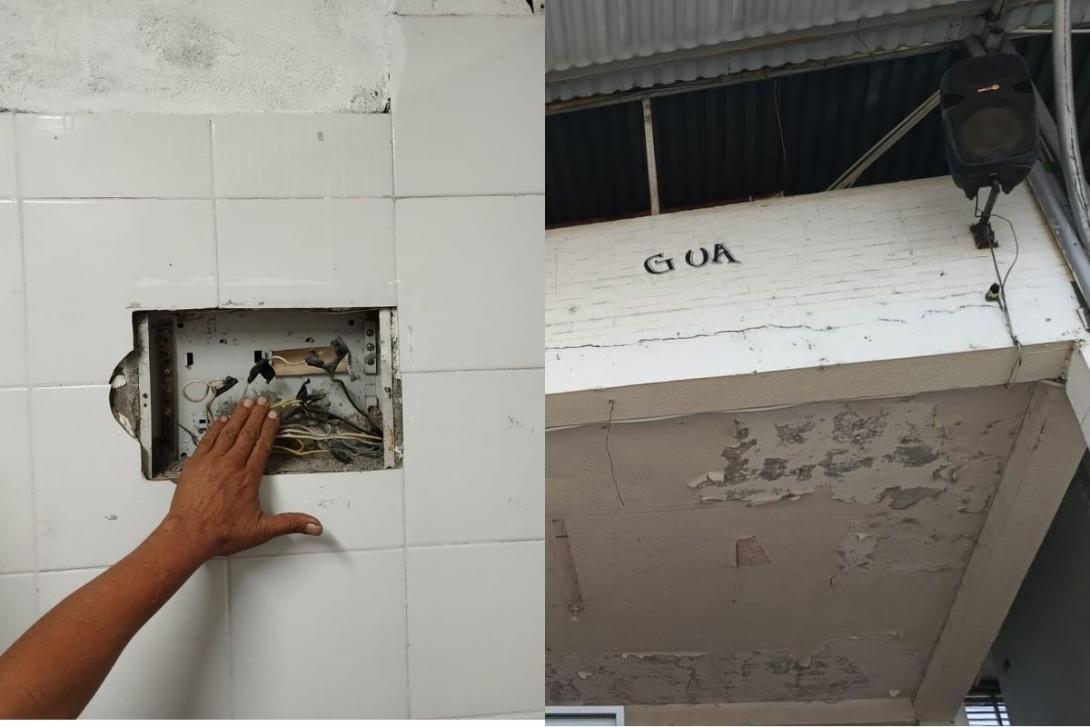 La mujer señaló que nadie hace nada para solucionar la problemática. 