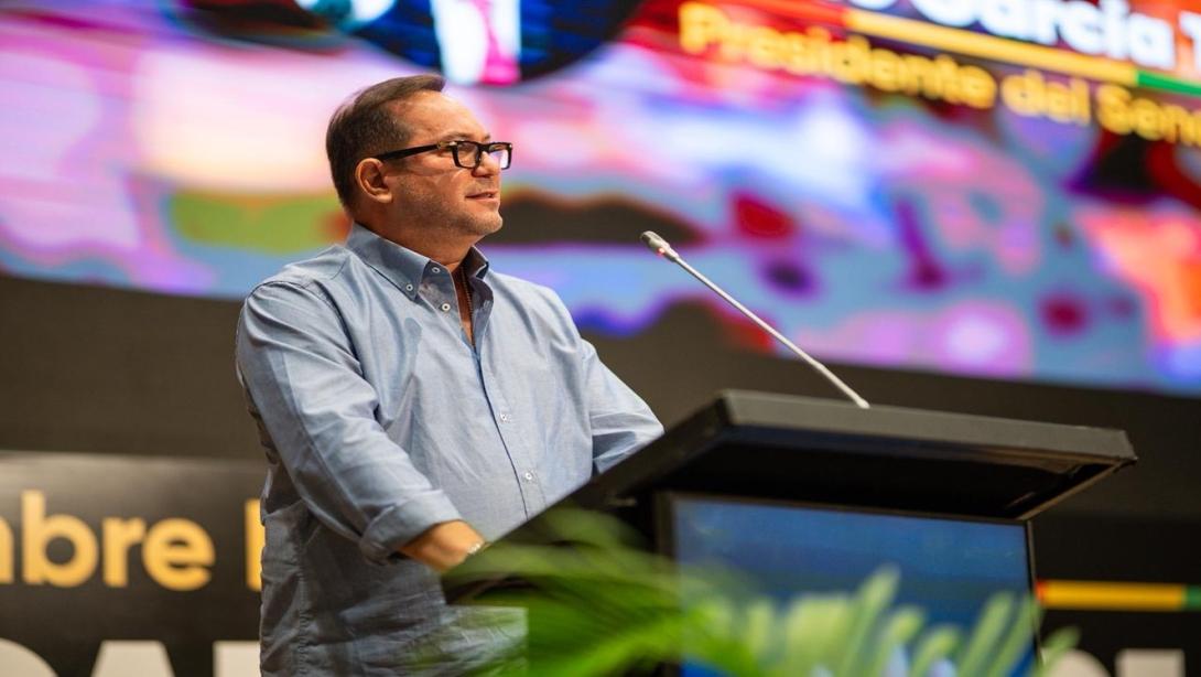 Lidio García, presidente del Senado