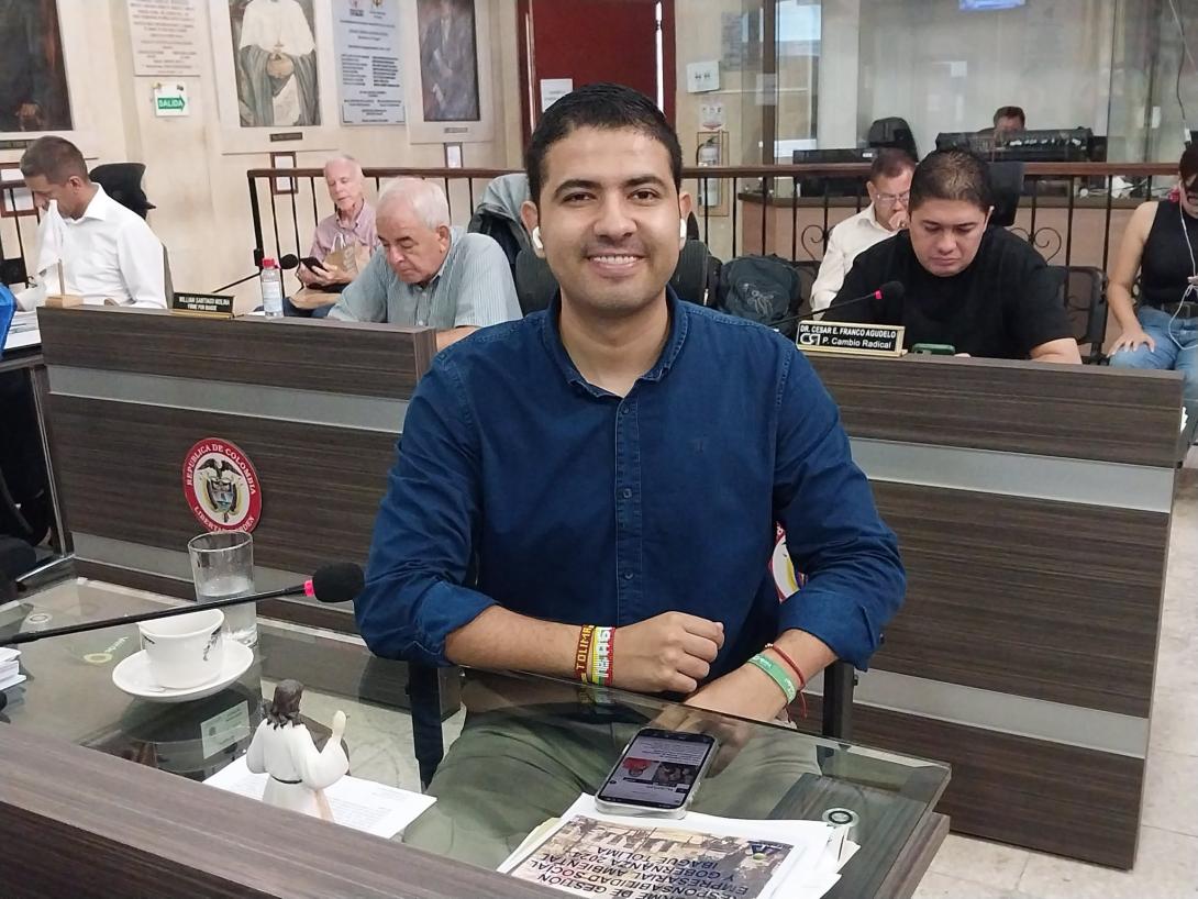 El cabildante fue enfático en su mensaje.  