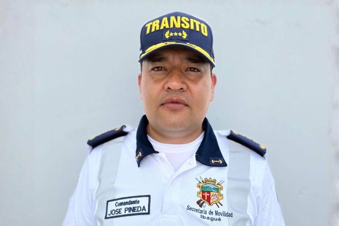 José Antonio Pineda Calderón, nuevo Comandante de Agentes de Tránsito en Ibagué