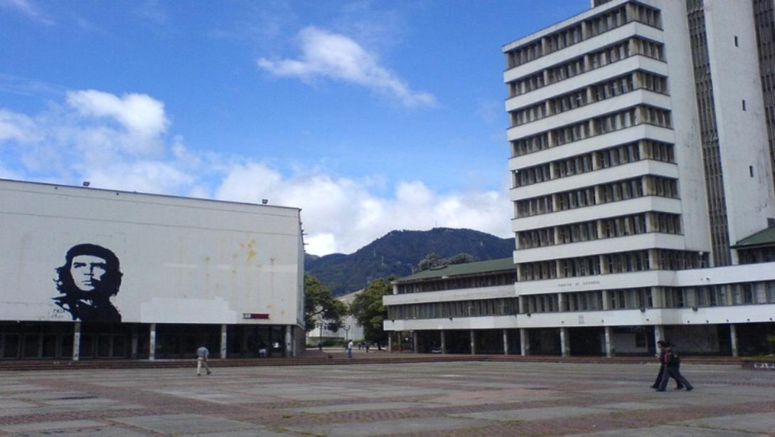 La llamada 'Plaza Ché' en la Universidad Nacional.