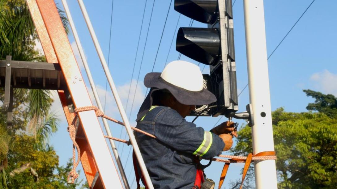 arreglo de semáforos