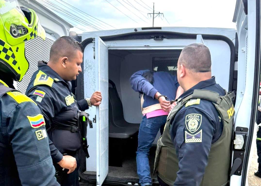 Hombre capturado en una patrulla 