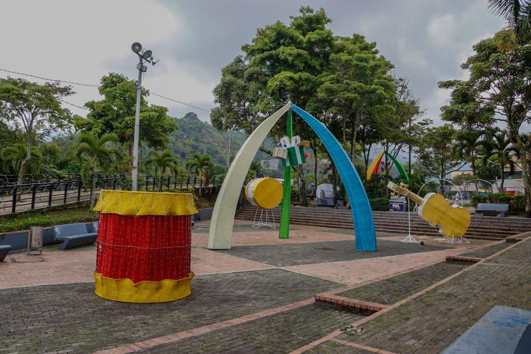 Alumbrado navideño en Ibagué