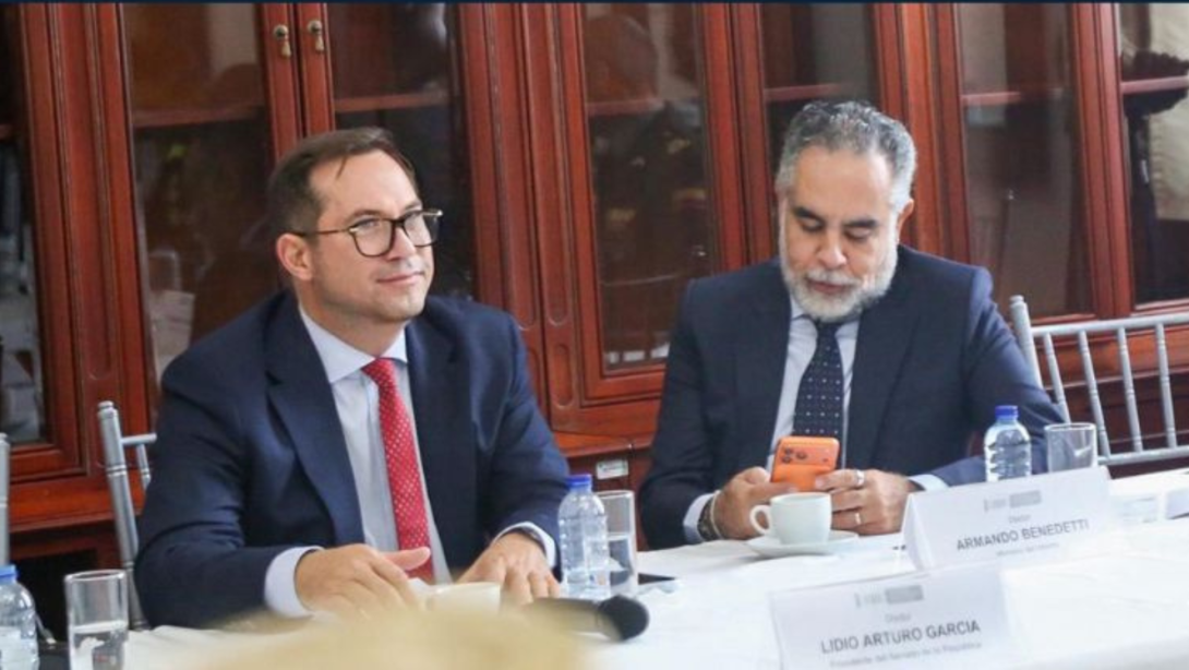 El presidentedel Senado, Lidio García, sguirá en reuniones con el minisro del Interior y el alto Gobierno para garantizar al seguridad de los candidatos al parlamento colombiano.