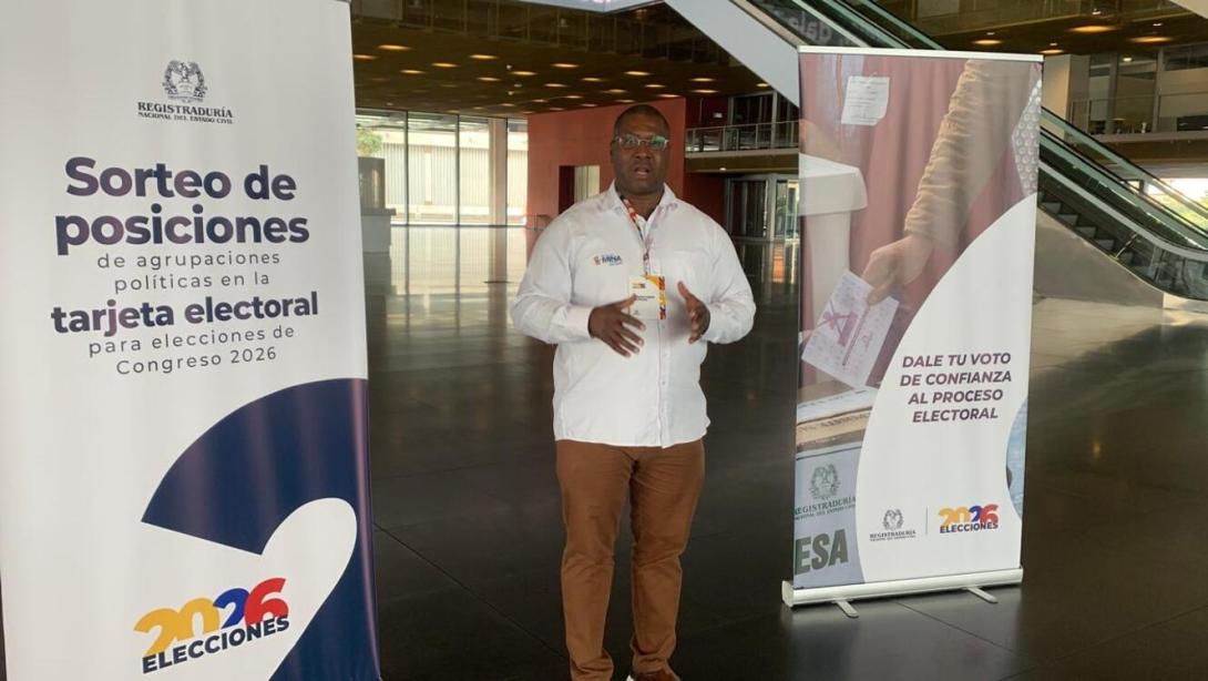 Jorge Iván Mina Lasso, candidato Afro a la Cámara de Representantes