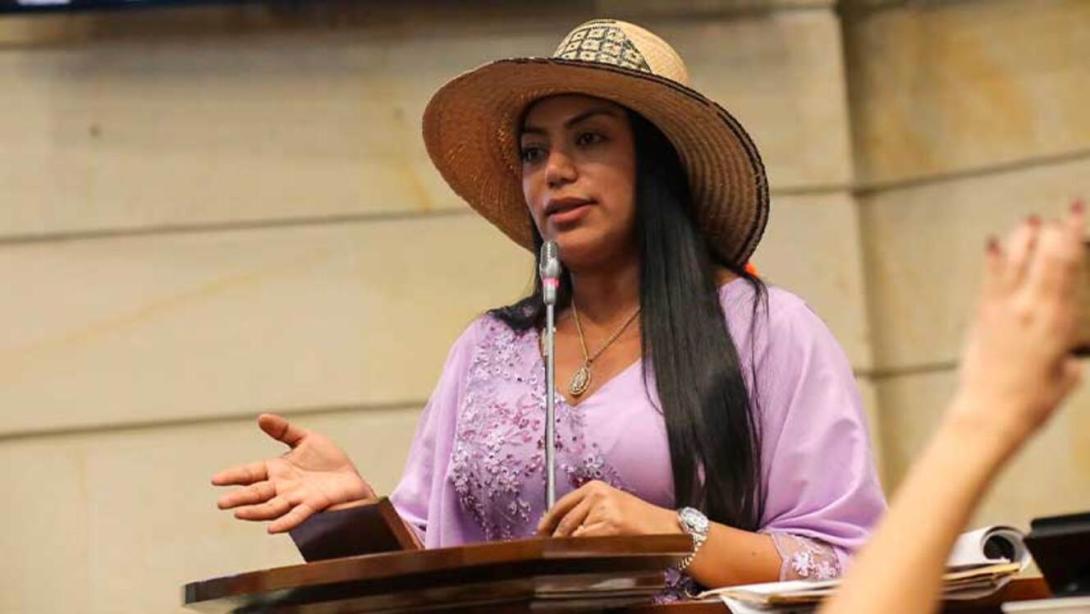 Martha Peralta Epieyú, senadora y candidata del MAIS.