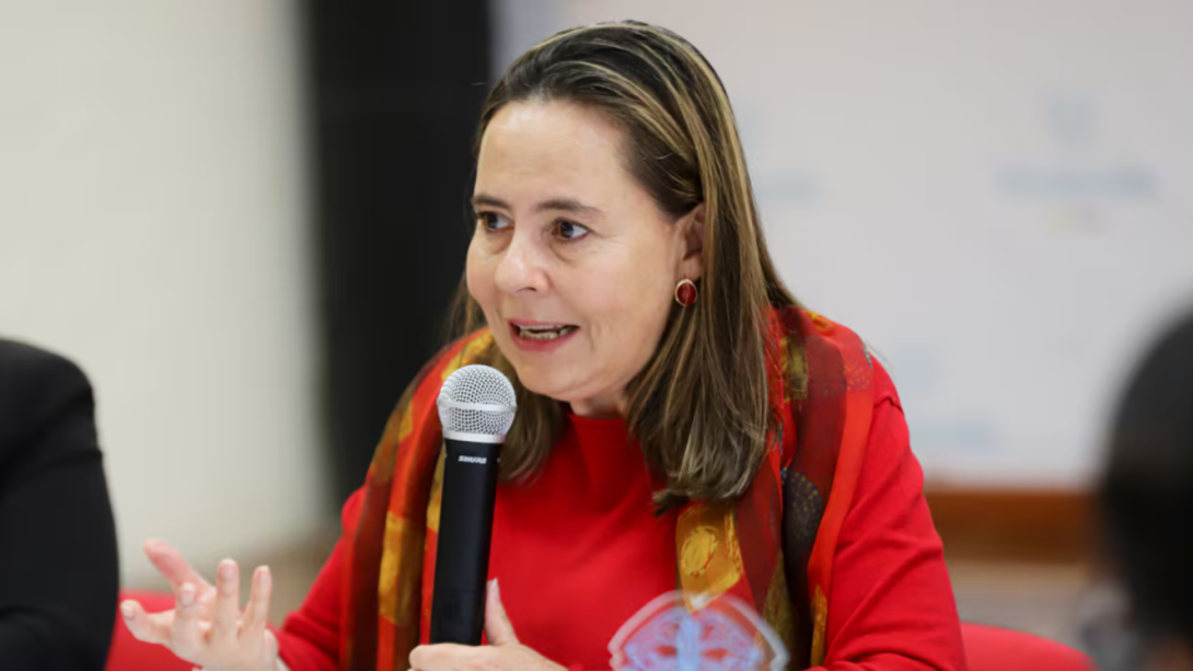 Helga María Rivas, ministra de Vivienda, Ciudad y Territorio.