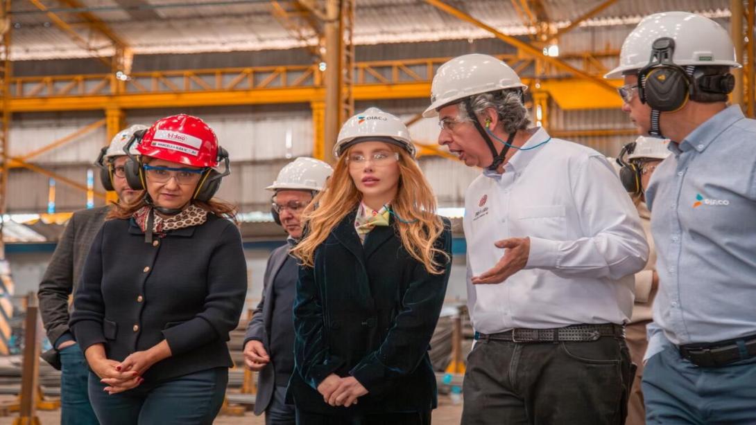La ministra de Comercio, Industria y Turismo, Diana Marcela Morales Rojas, señaló que desde el Gobierno se ha trabajado por el fortalecimiento de los incentivos a la inversión en la industria automotriz y para promover el desarrollo de la industria nacional de movilidad eléctrica. 
