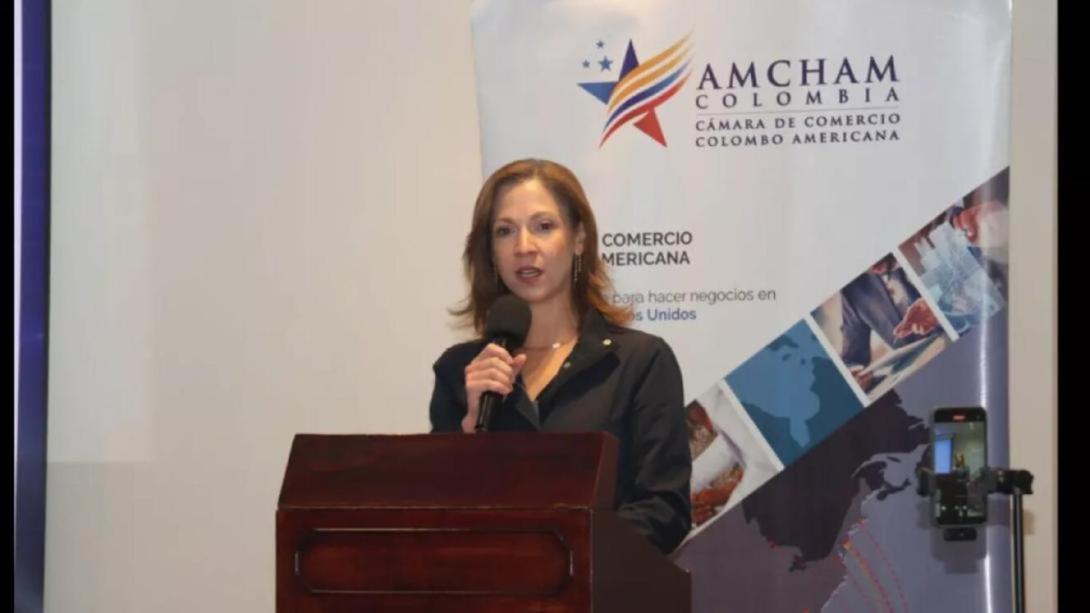 María Claudia Lacouture, presidente AmCham Colombia.