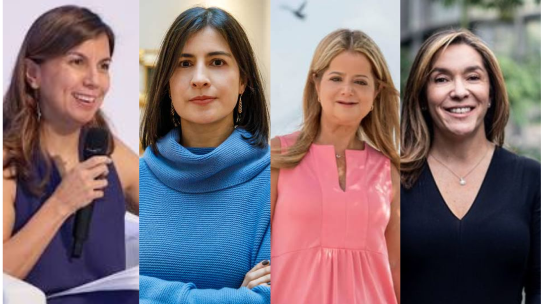 Ana Fernanda Maiguashca, Carolina Soto, Elsa Noguera y María Fernanda Suárez, suenan como ministras del Gobierno de Abelardo de la Espriella.
